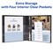 Avery Heavy-Duty View 3 Ring Binders, 3" One Touch Slant Rings, 2 Black Binders (79873)